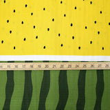 Kokka Watermelon Double Gauze - Yellow - 50cm