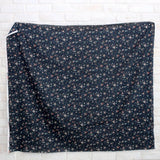 Kokka Retro Floral - Cotton Georgette - Navy - 50cm