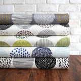Cosmo Large Scandinavian Circles - Oxford Canvas - Grey - 50cm