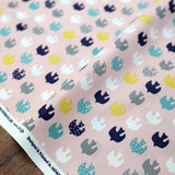 Cosmo Birds - Cotton Sheeting - Pink - 50cm
