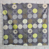 Cosmo Large Scandinavian Circles - Oxford Canvas - Grey - 50cm