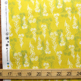 Cotton + Steel Flower Doodles Delicate Floral - Chartreuse - Cotton - Half Yard