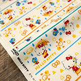Sanrio Hello Kitty Crayon - Cotton Canvas Oxford - Beige - 50cm