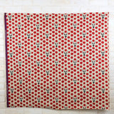 Remnant - Kokka Echino Sambar Canvas - Red - 0.5m