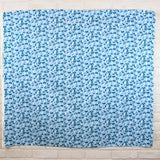 Kokka Petit Amis Floral - Cotton Oxford - Light Blue - 50cm