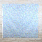Kokka City Pop Girl Pastel Glitter - Cotton Sheeting - Blue - 50cm