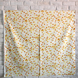 Kokka Watercolour Dots Glitter - Cotton Sheeting - Orange - 50cm