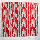 Remnant - Kokka Echino Tansan Canvas - Red - 0.5m