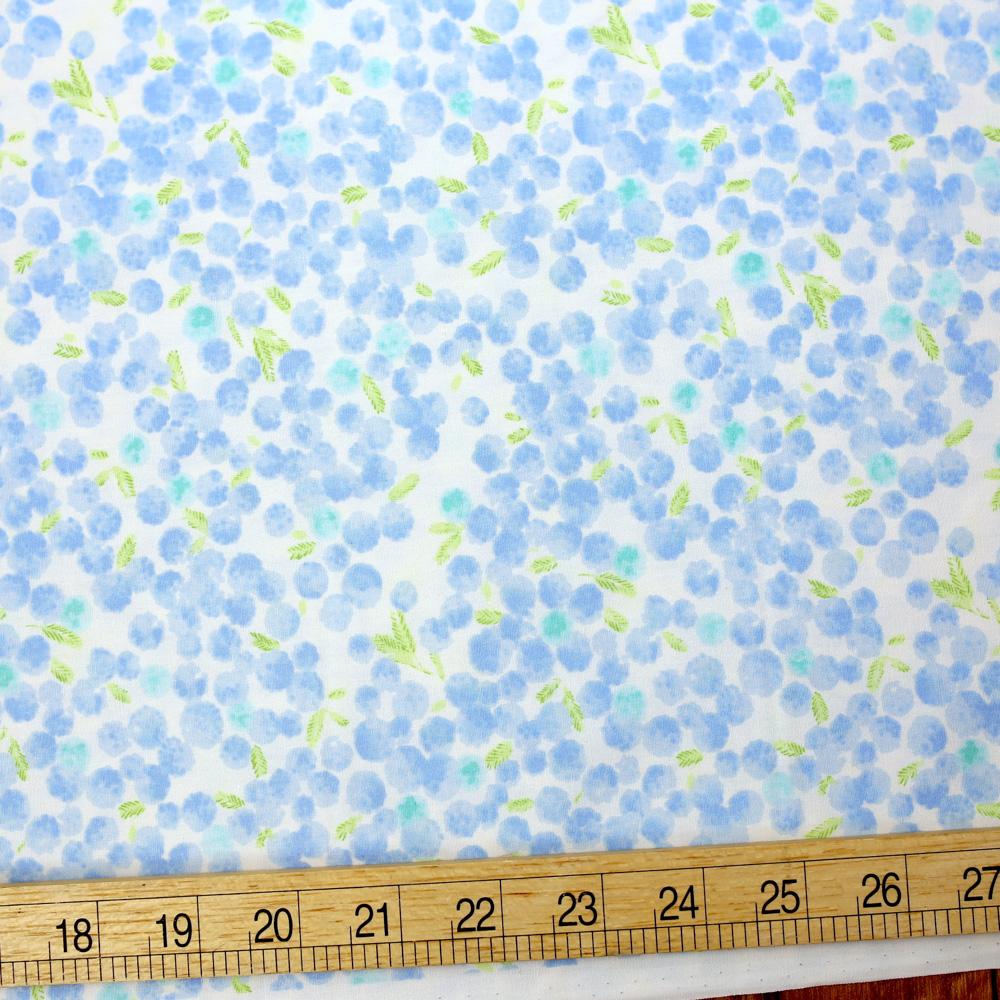 Kobayashi Colourful Dots Cotton Broad - Blue - 50cm