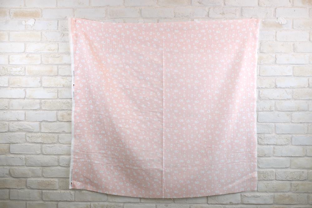 Cosmo Bichon - Cotton Double Gauze - Pink - 50cm