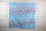 Cosmo Bichon Popcorn - Cotton Sheeting - Light Blue - 50cm