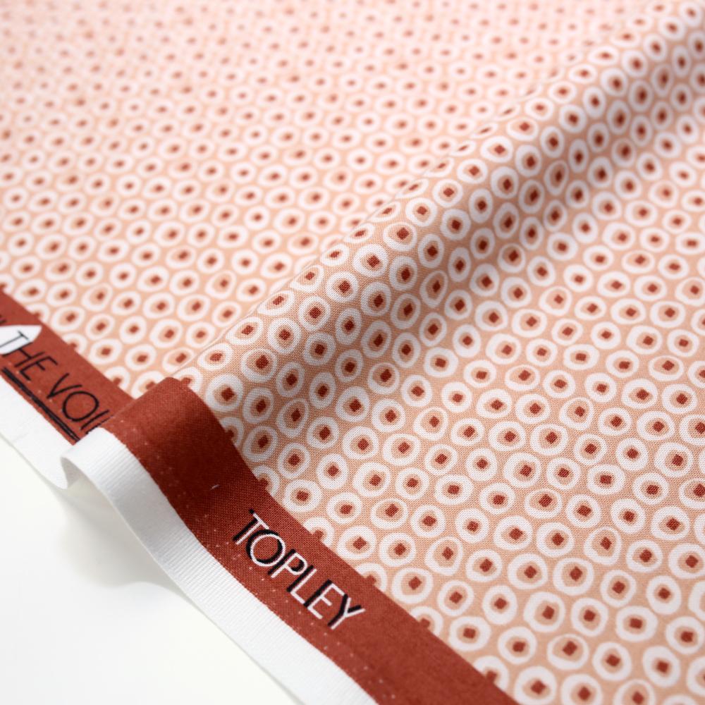 Remnant - Cotton + Steel Feel the Void Topley Cotton - Terracotta - 2.1 yard