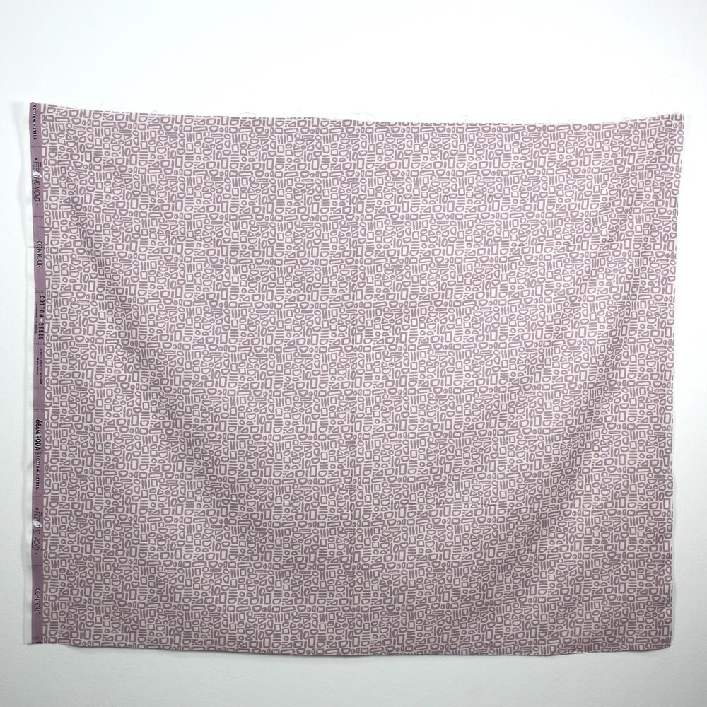 Cotton + Steel Feel the Void Contour Cotton - Spring Lilac - Half Yard
