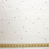 Atelier Brunette Stardust Double Gauze - Off White - 50cm - Nekoneko Fabric