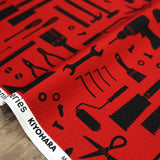 Kiyohara Nanikore Tool Cotton Canvas Oxford - Red - 50cm