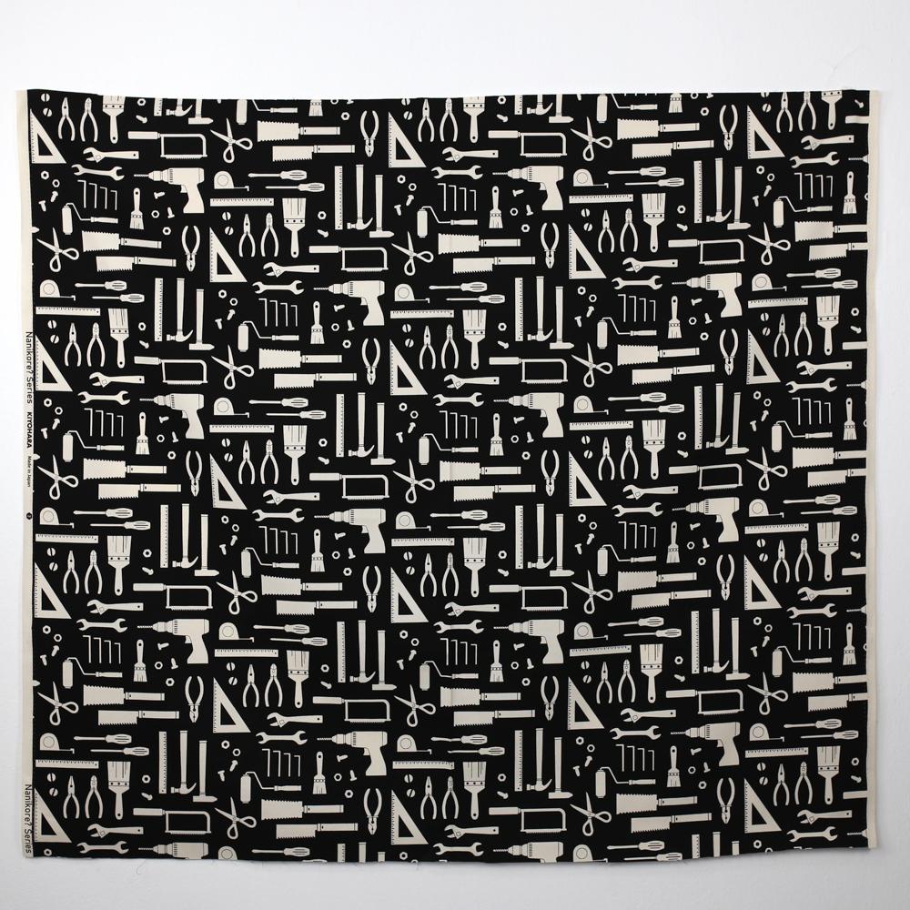Kiyohara Nanikore Tool Cotton Canvas Oxford - Black - 50cm