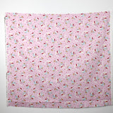 Sanrio Hello Kitty Sundae - Cotton Canvas - Pink - 50cm