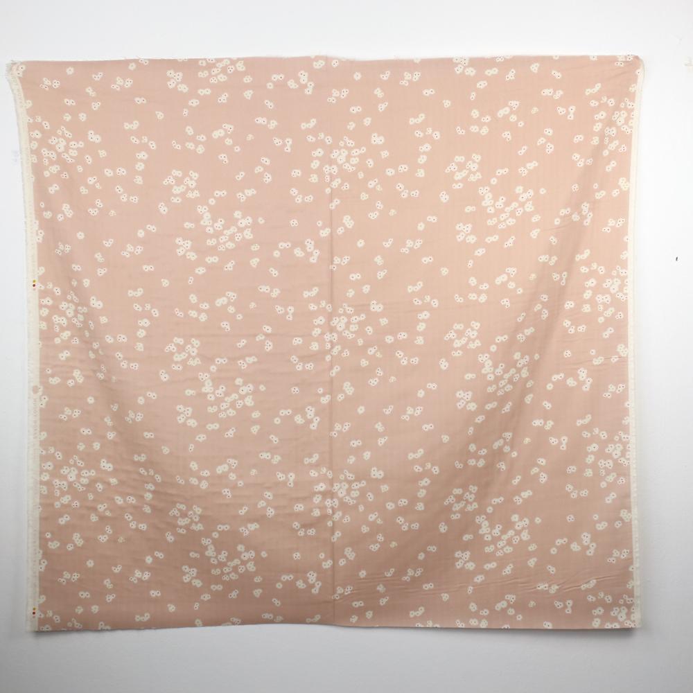Kokka Muddy Works by Tomotake Petal - Double Gauze - Pink - 50cm