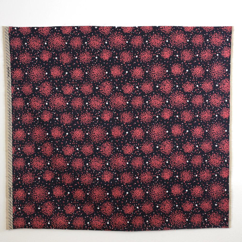 Kokka Echino Breeze Metallic Canvas - Pink - 50cm