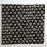 Kokka Echino Breeze Metallic Canvas - Black - 50cm
