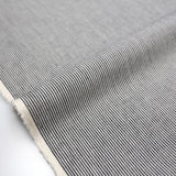Kanayasu Yarn Dyed Cotton Linen Chambray Washer Finish - Black - 50cm