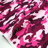 Hishiei Cats Cocoland Camouflage Cotton Canvas Oxford - Pink - 50cm