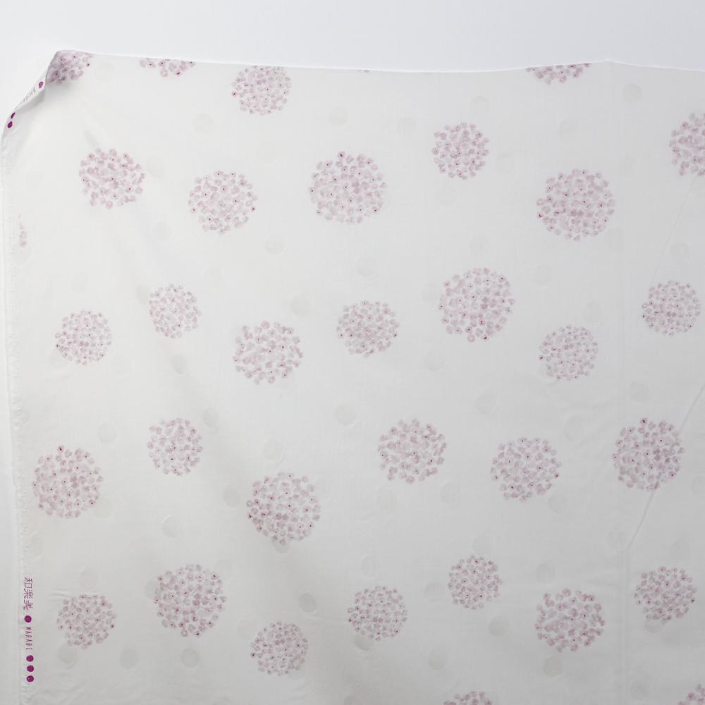 Warabi Floral Cotton Single Gauze - Beige - 50cm