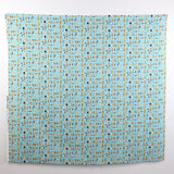 Warabi Shiba Inu Oden Cotton Sheeting - Teal - 50cm