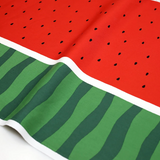 Kokka Watermelon Cotton Oxford - Red - 50cm - Nekoneko Fabric