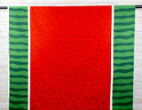 Kokka Watermelon Cotton Oxford - Red - 50cm - Nekoneko Fabric