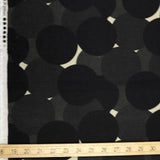 Kokka Rayon Linen Soft Canvas - Black - 50cm