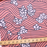 Nerida Hansen Holli Zollinger Rayon - Pink Wave - 50cm