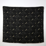 Kokka Rayon Linen Soft Canvas - Black - 50cm