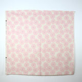 Kokka Muddy Works by Tomotake Anpan - Mortley Cross Soft Canvas - Pink - 50cm