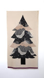 Kokka Echino Christmas Tree Canvas Panel - Beige