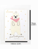 Putidepome Felt Iron On Patches - One Polar Bear + Bandanna - Nekoneko Fabric